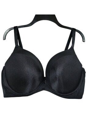 DreamFit Bra 44D Rich Black Convertible Straps Underwire Padded Full Coverage